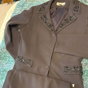 Elegant Embellished Women's Blazer